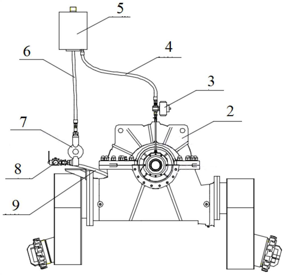 Water-free operation cooling device and method for booster pump