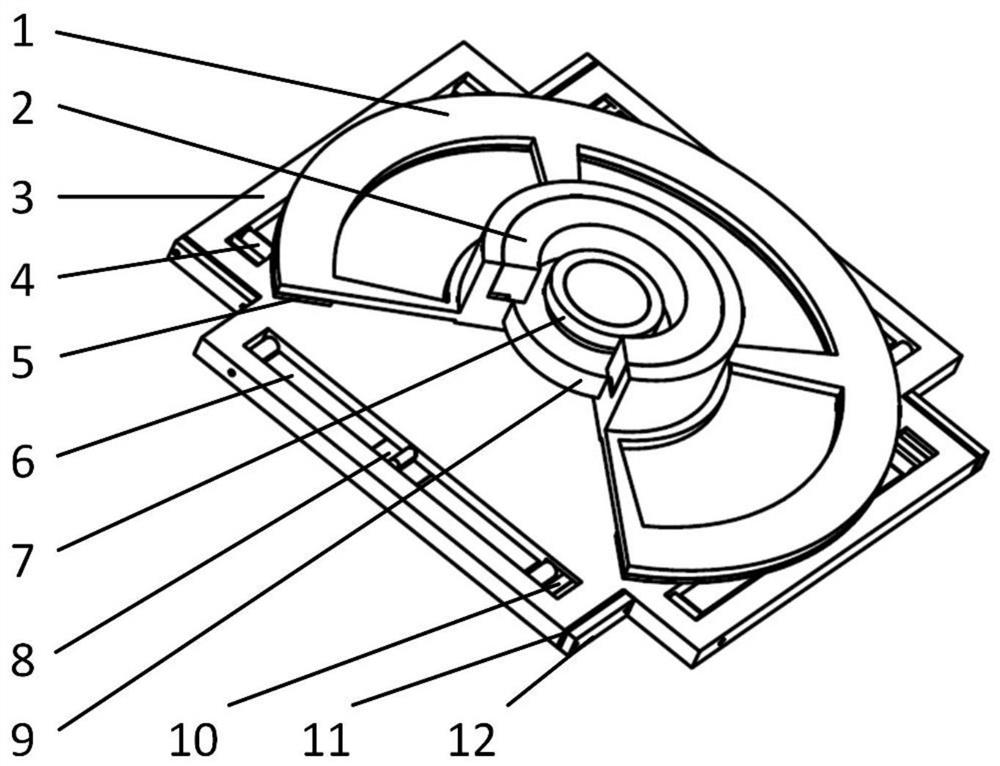 Birotor rotary piezoelectric motor