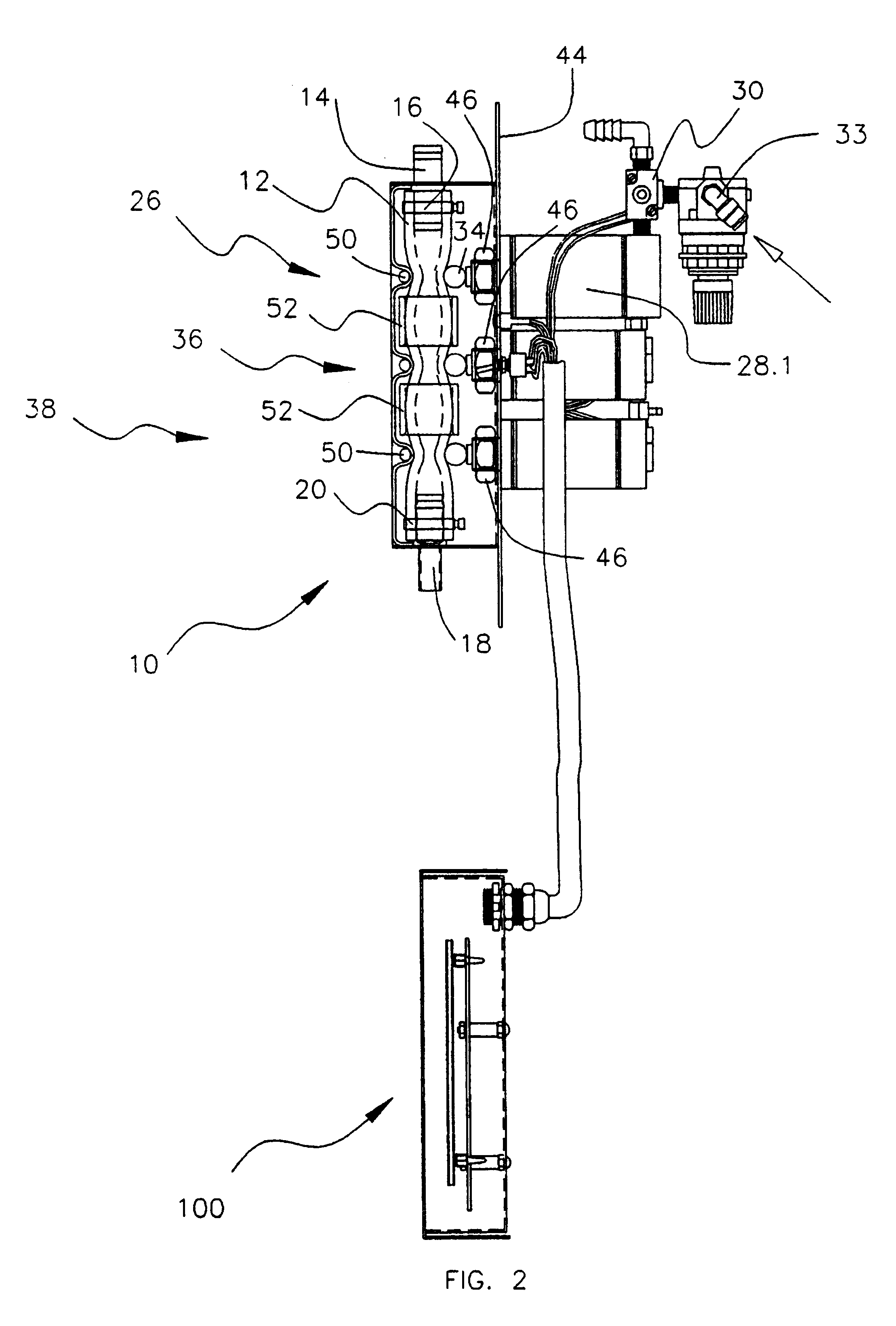 Linear peristaltic pump