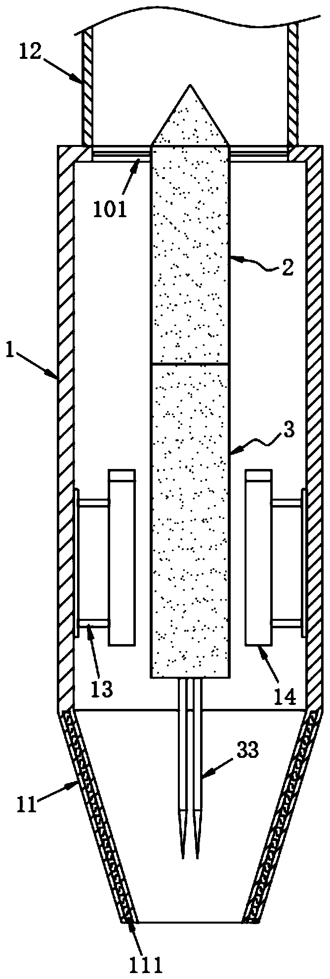 Rapid curing device for ceramic 3D printing materials