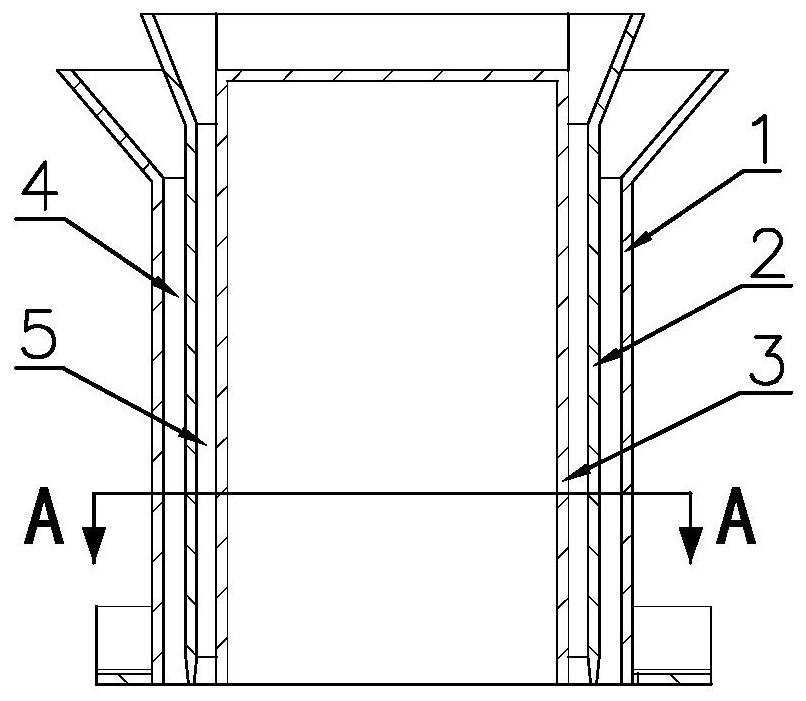 Synchronous powder feeding device for double-powder embedded type pressed parts