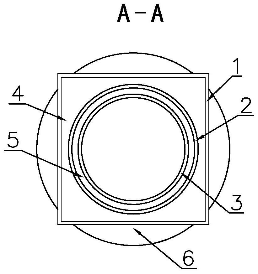 Synchronous powder feeding device for double-powder embedded type pressed parts