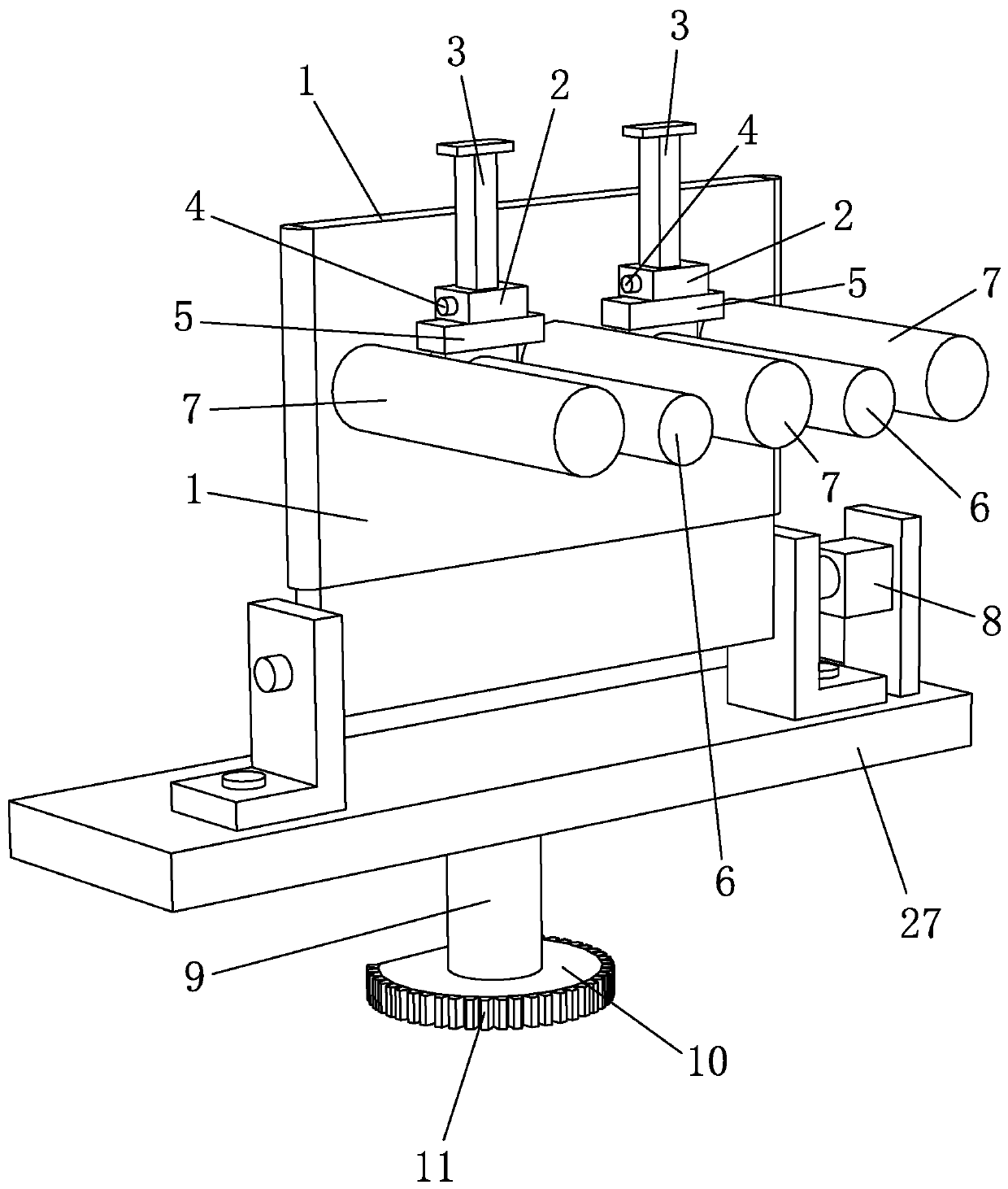 Degradable biodegradable film and preparation method thereof