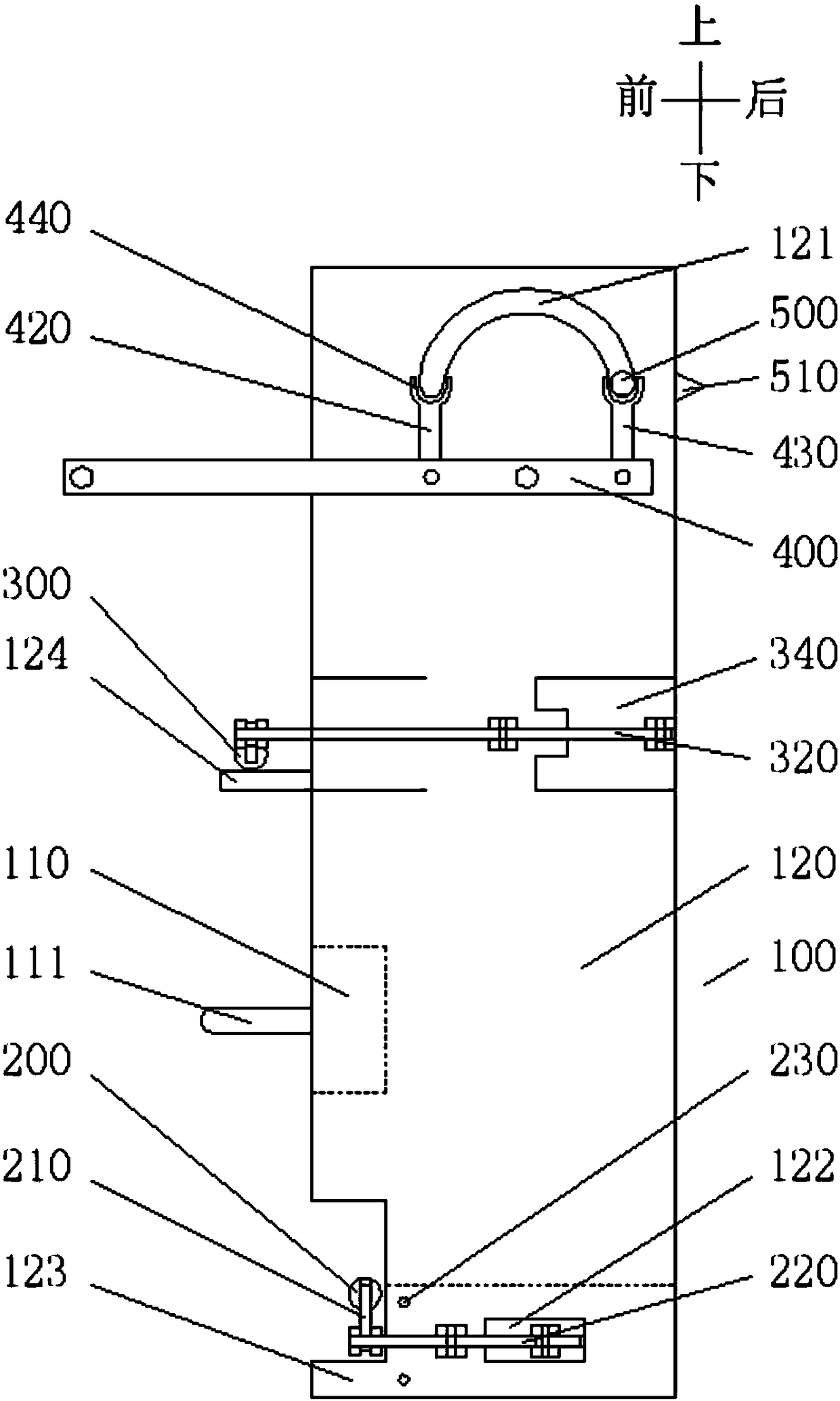 A kind of ct19 mechanism spring dismounting device and using method