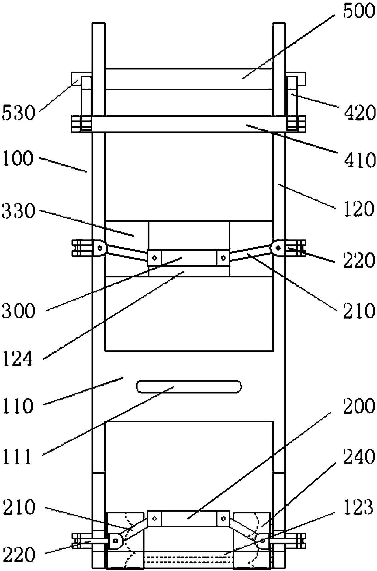 A kind of ct19 mechanism spring dismounting device and using method