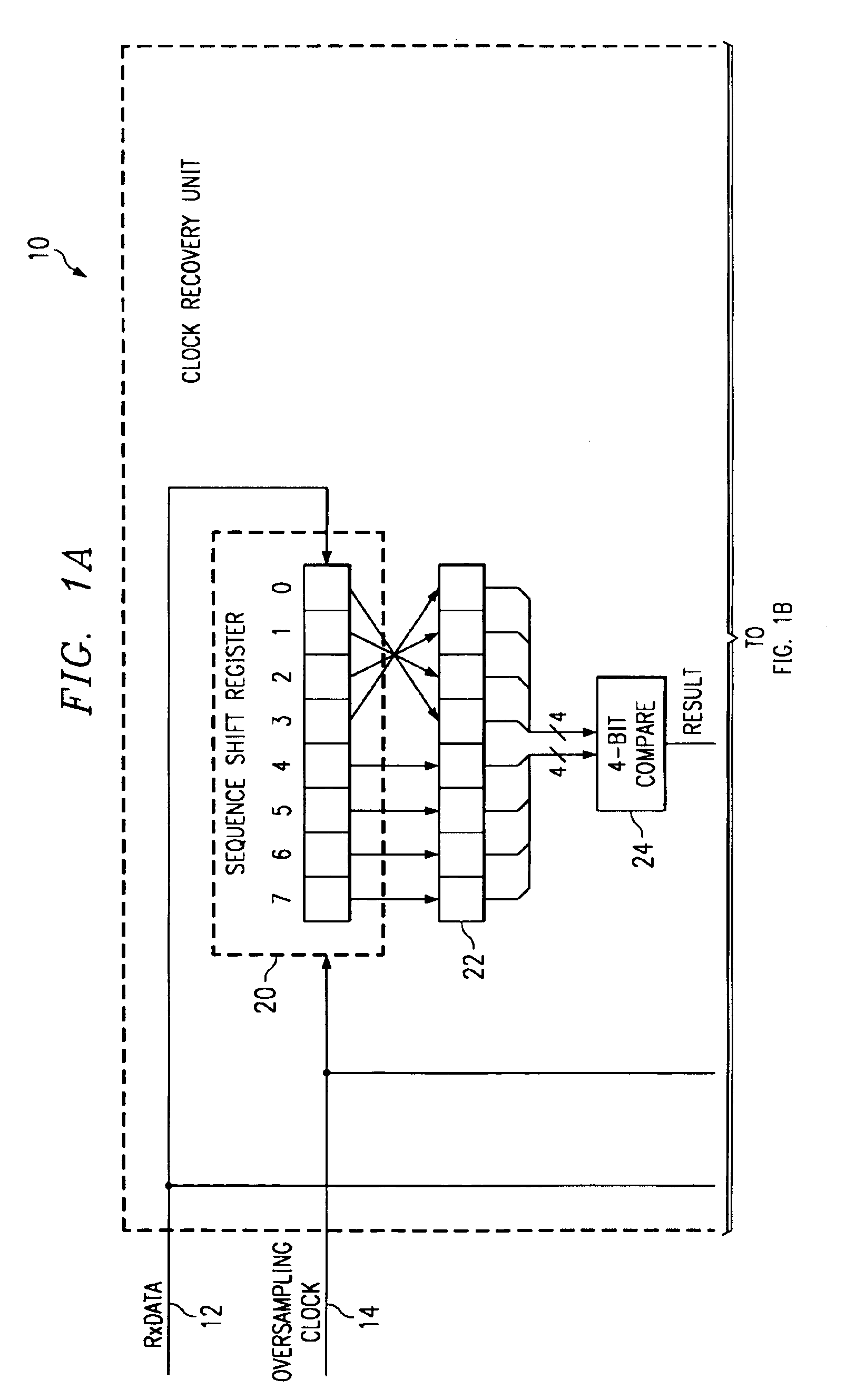 Apparatus for and method of clock recovery from a serial data stream