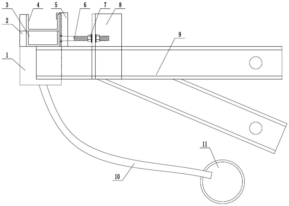 Bridge pier body anti-pollution system for creeping formwork construction