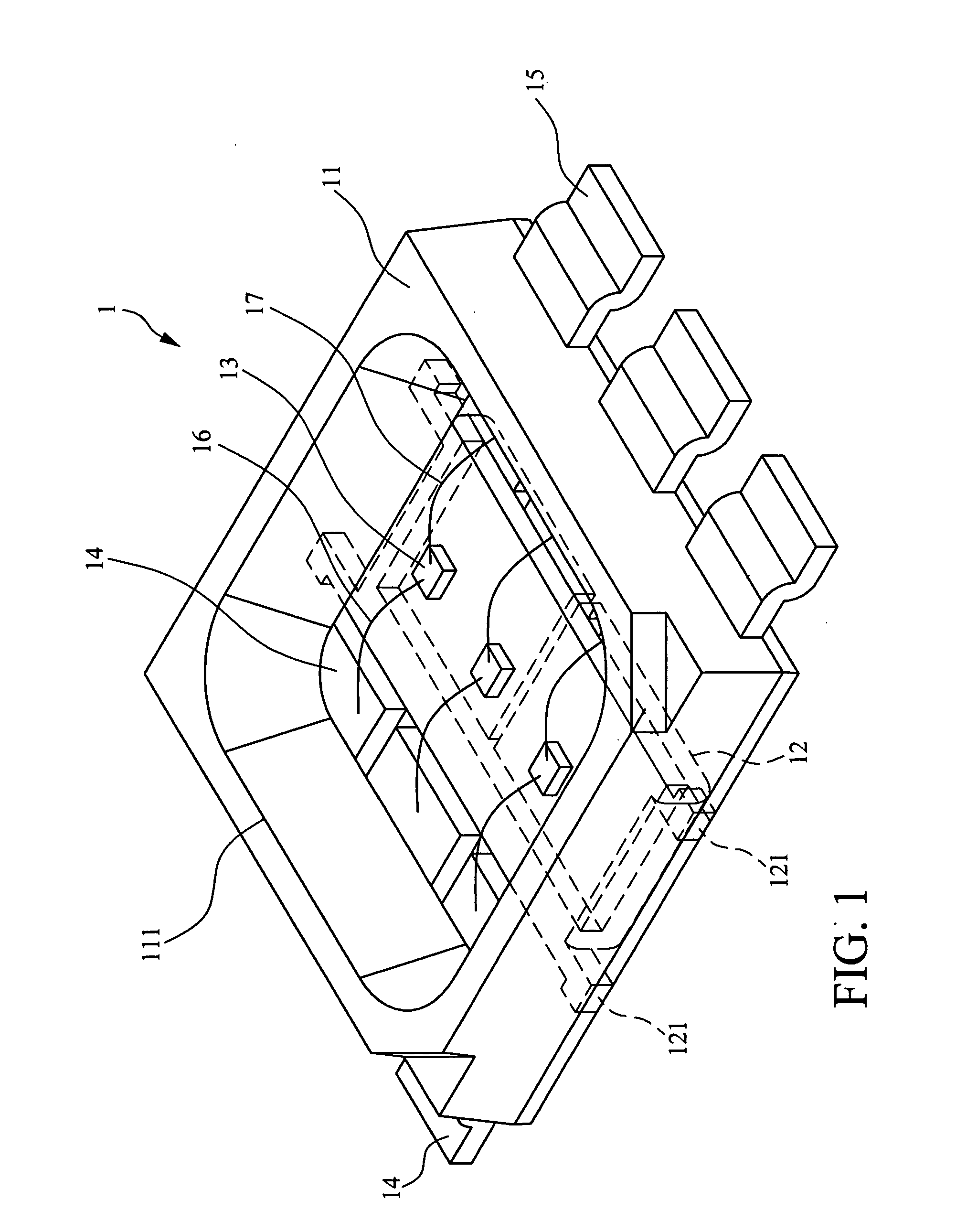 Heat dissipation structure of light-emitting diode