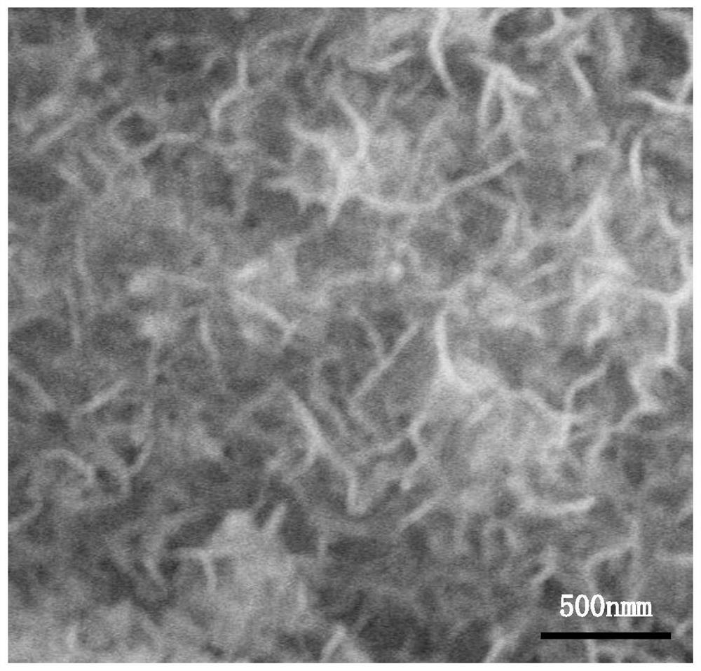 Method for preparing high-activity ternary metal sulfide oxygen evolution catalyst from waste copper foils