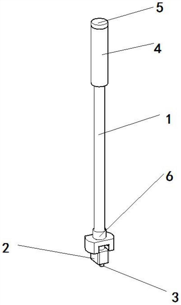 Depth-limiting intervertebral fusion cage pushing rod