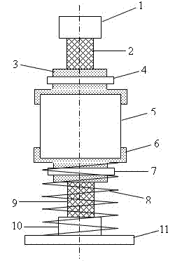 Direct tensile testing device with hydraulic support