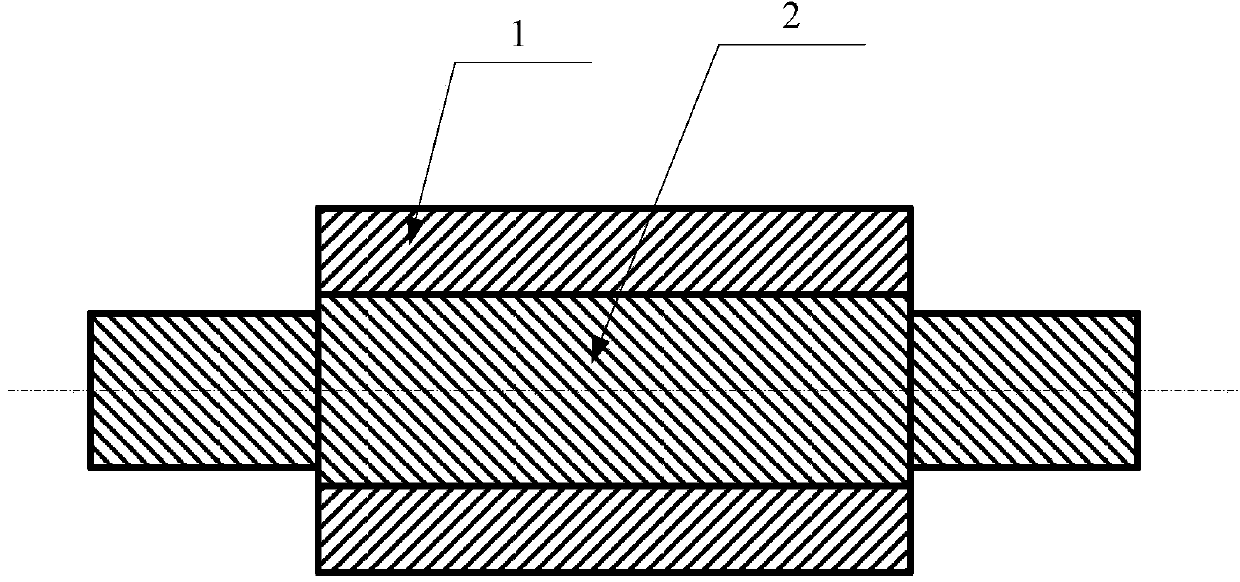 Abrasion-resistance casting high-speed steel composite roller and manufacturing method thereof