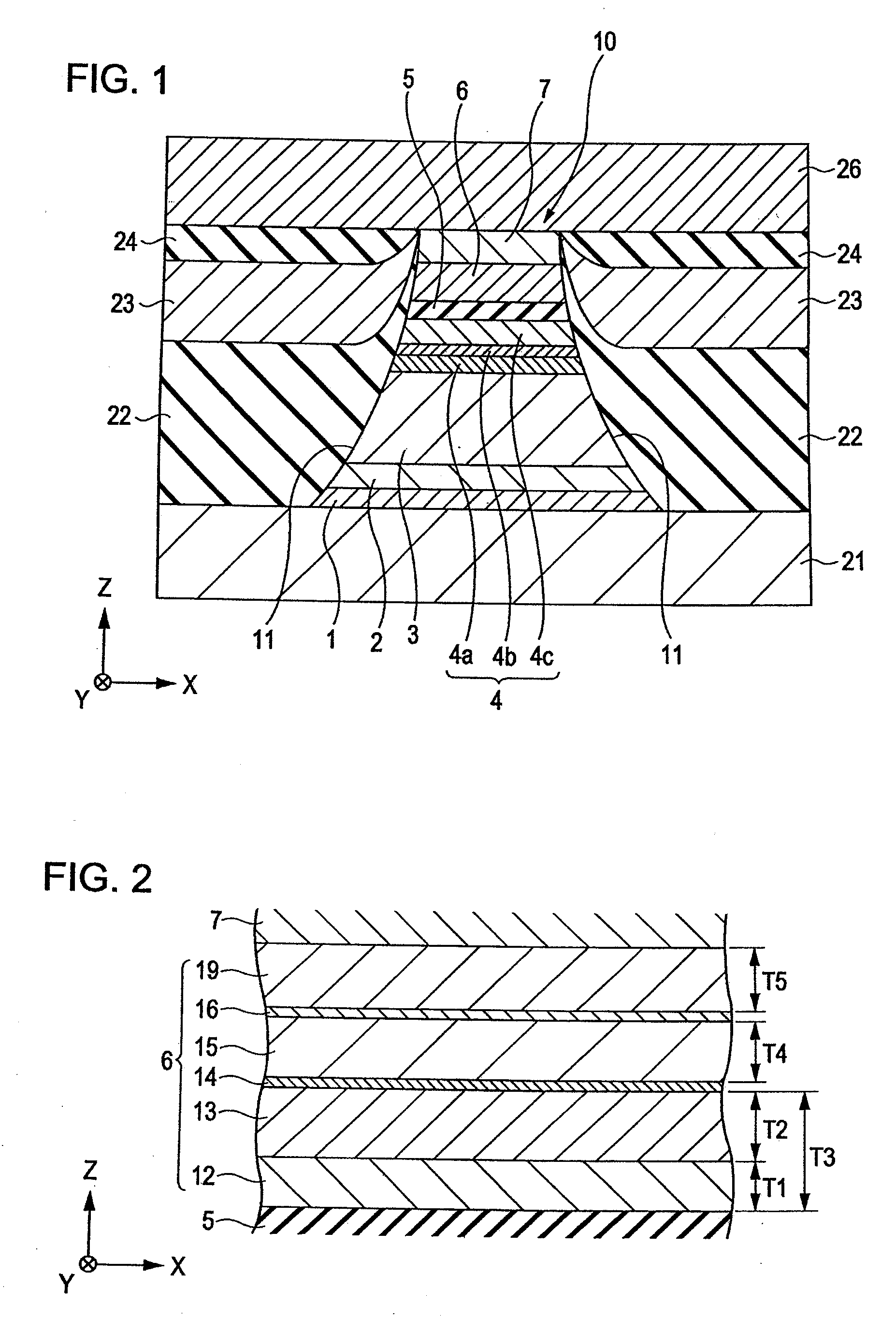 Tunneling magnetic sensing element having free magnetic layer inserted with nonmagnetic metal layers