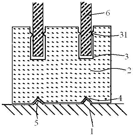 Double-layer glass frame manufactured by foaming fluorocarbon resin and preparation method thereof