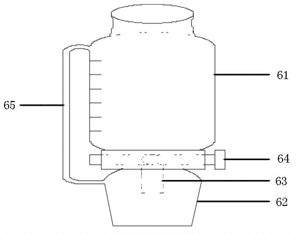 Constant-pressure inner loop acidification blowing absorption device