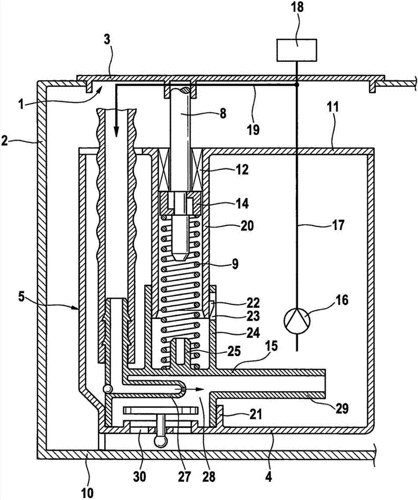 Device for conveying fuel