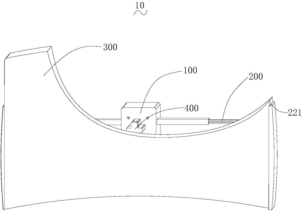 Curved-surface display device
