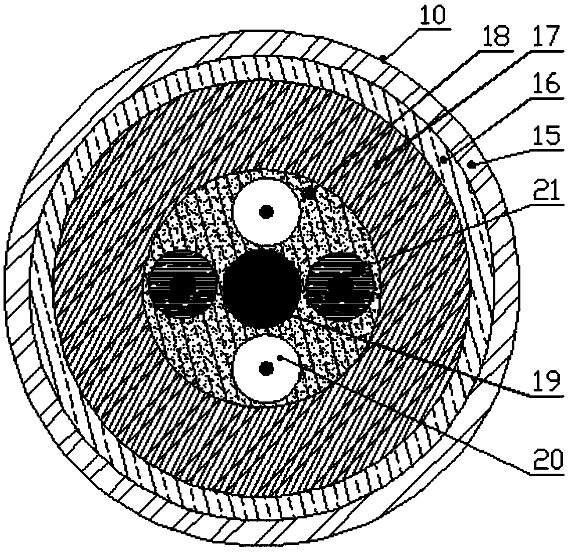Duct type multi-rotor tethered drone and control system thereof