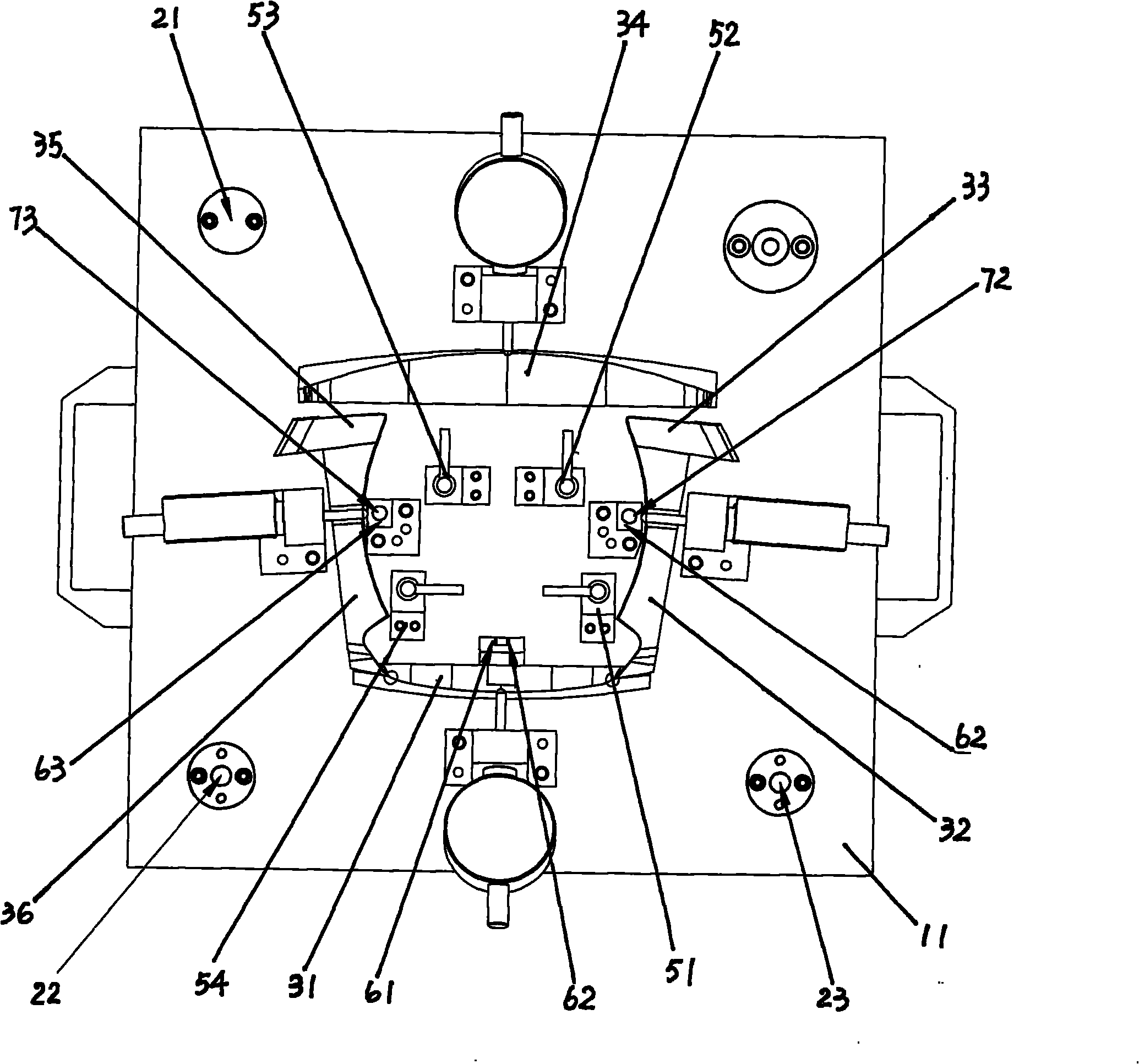 Gap detection device of safety airbag