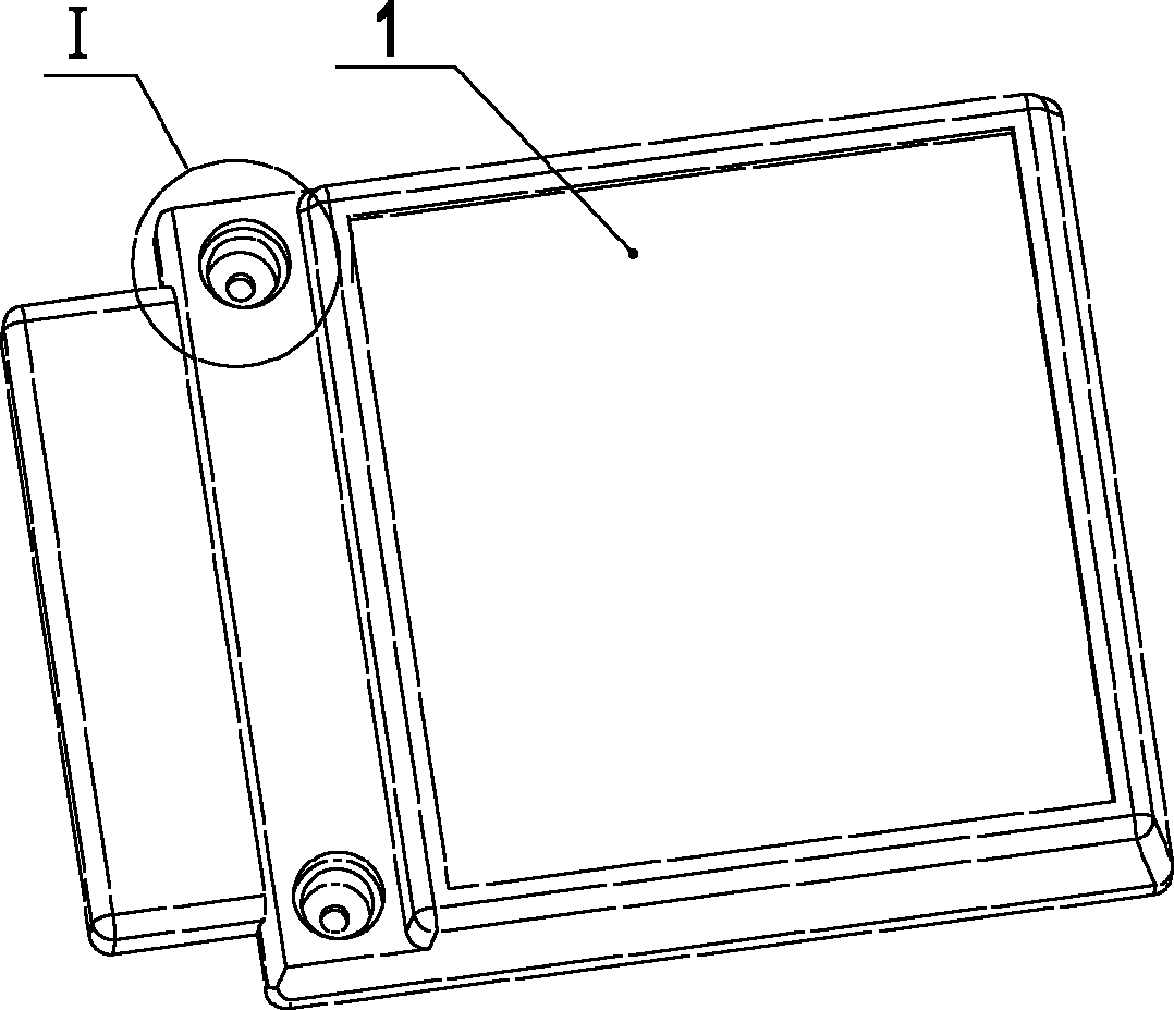 Lead seal structure of electric energy meter