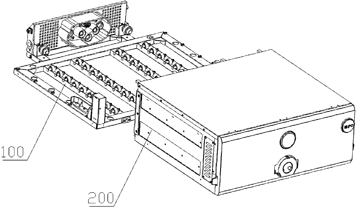 Battery box component for electric automobile