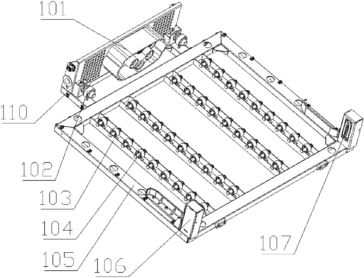 Battery box component for electric automobile