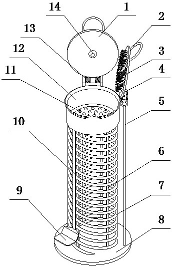 A kind of soil wrapping device for seed cultivation for agricultural planting and its use method