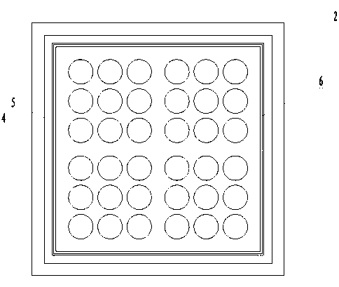 Transparent rubber pad of heparin cap for remaining needle and production method of transparent rubber pad