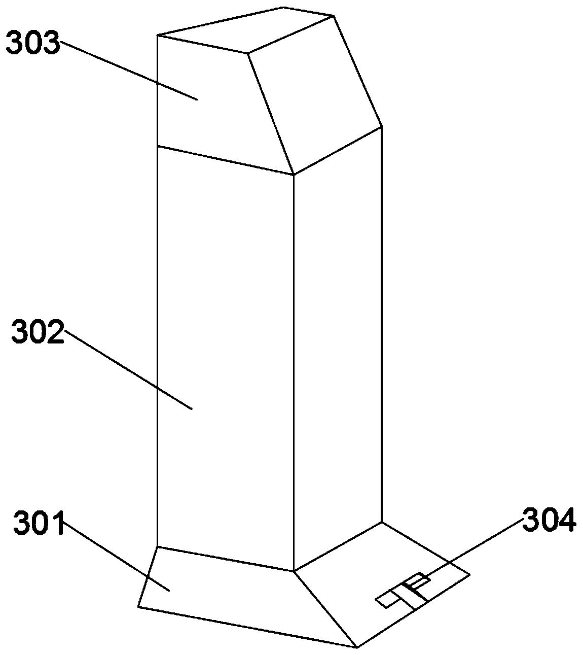 An anchoring device for civil engineering slopes