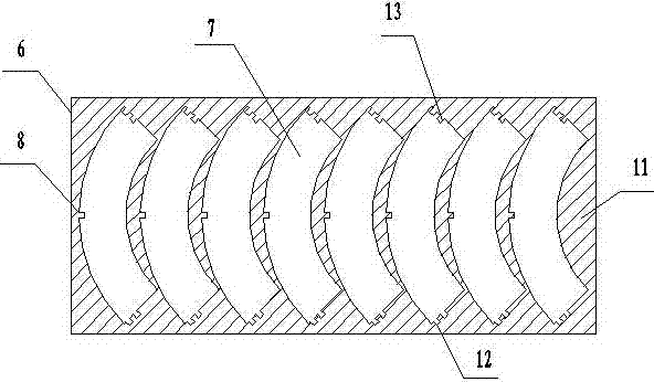 Processing method of motor stator end plate