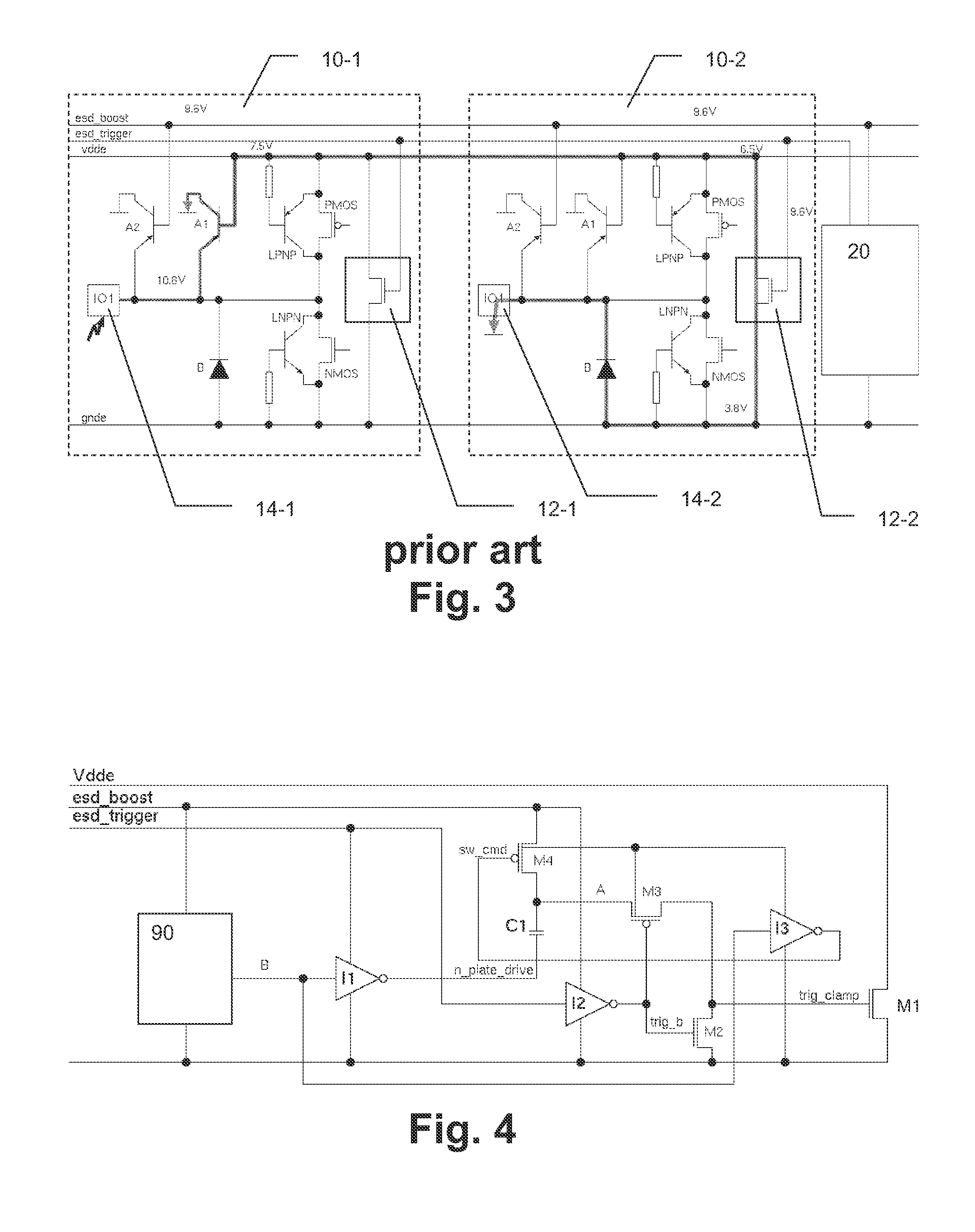 Protection circuit with overdrive technique