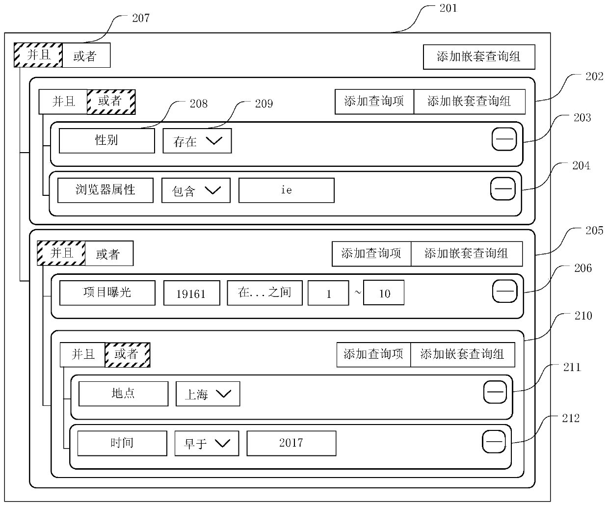 Data dynamic query method and device