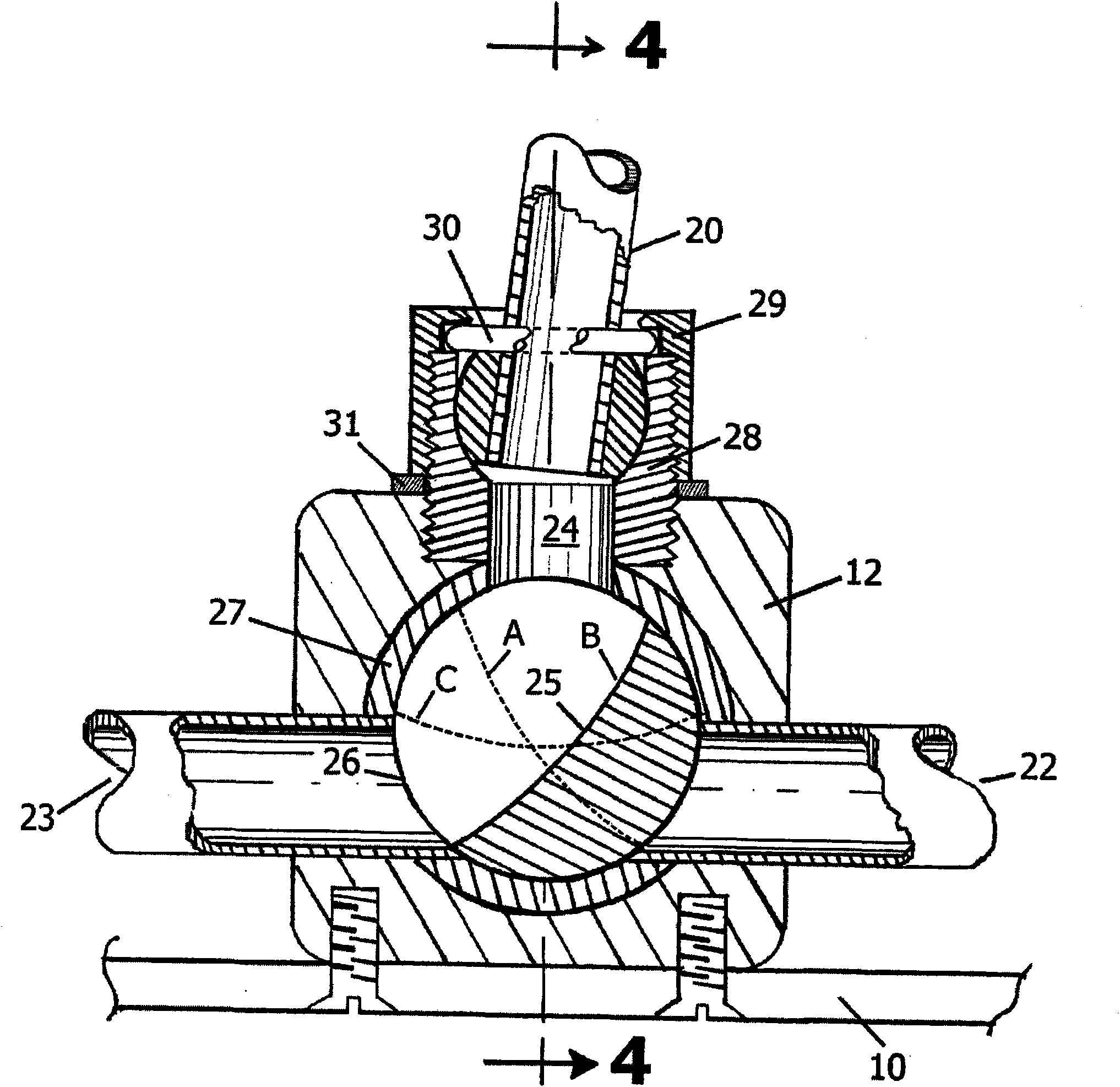 Straight-line piston fluid engine with wobble drive valve actuation