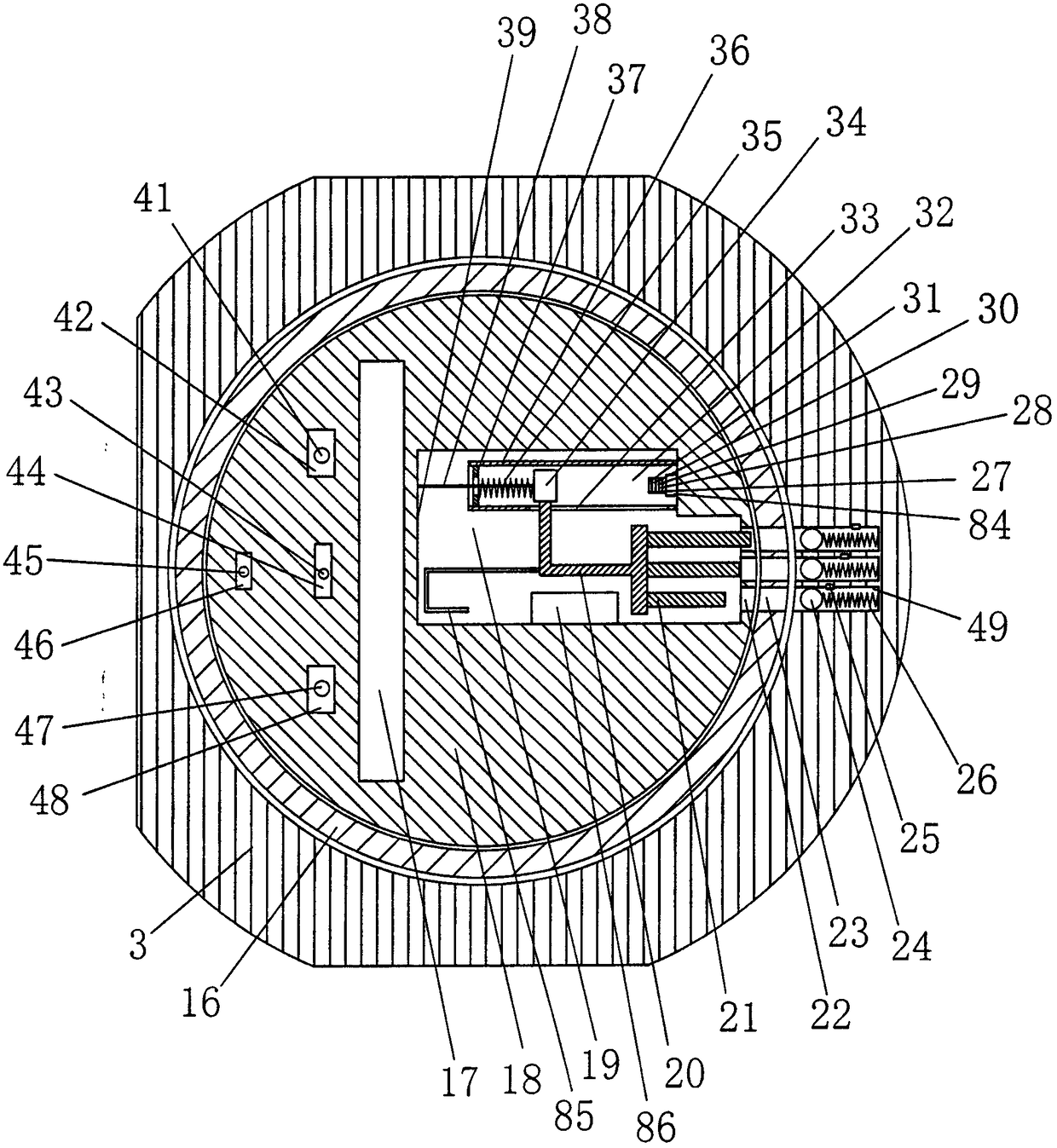 A ice hockey lock system capable of active alarm