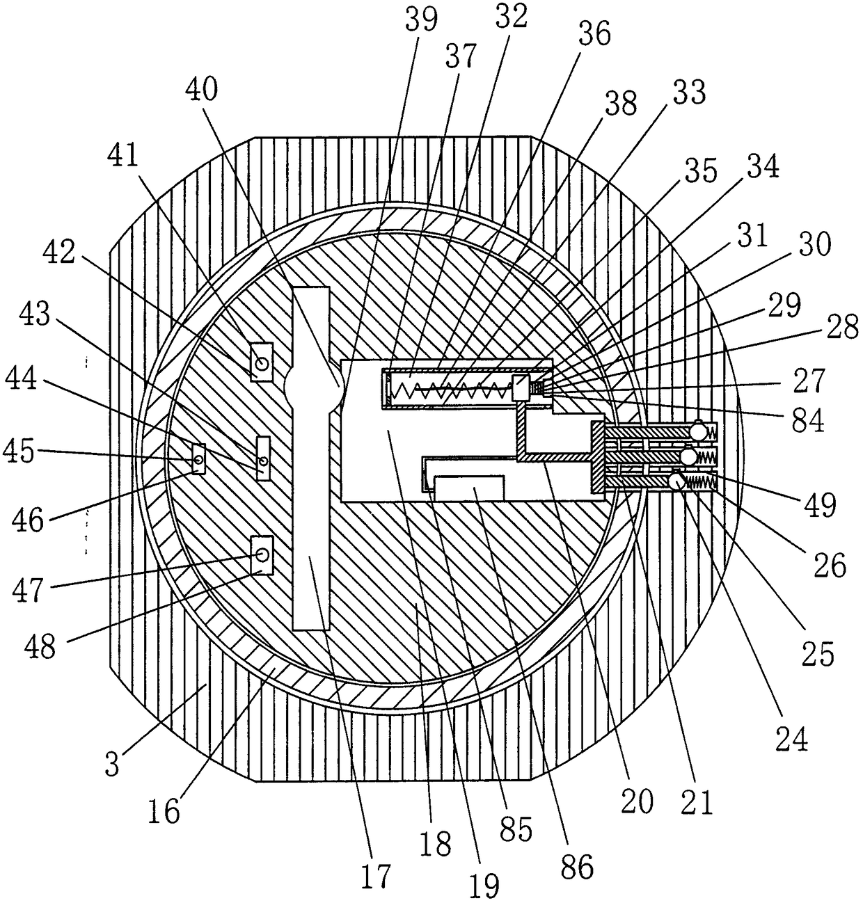 A ice hockey lock system capable of active alarm