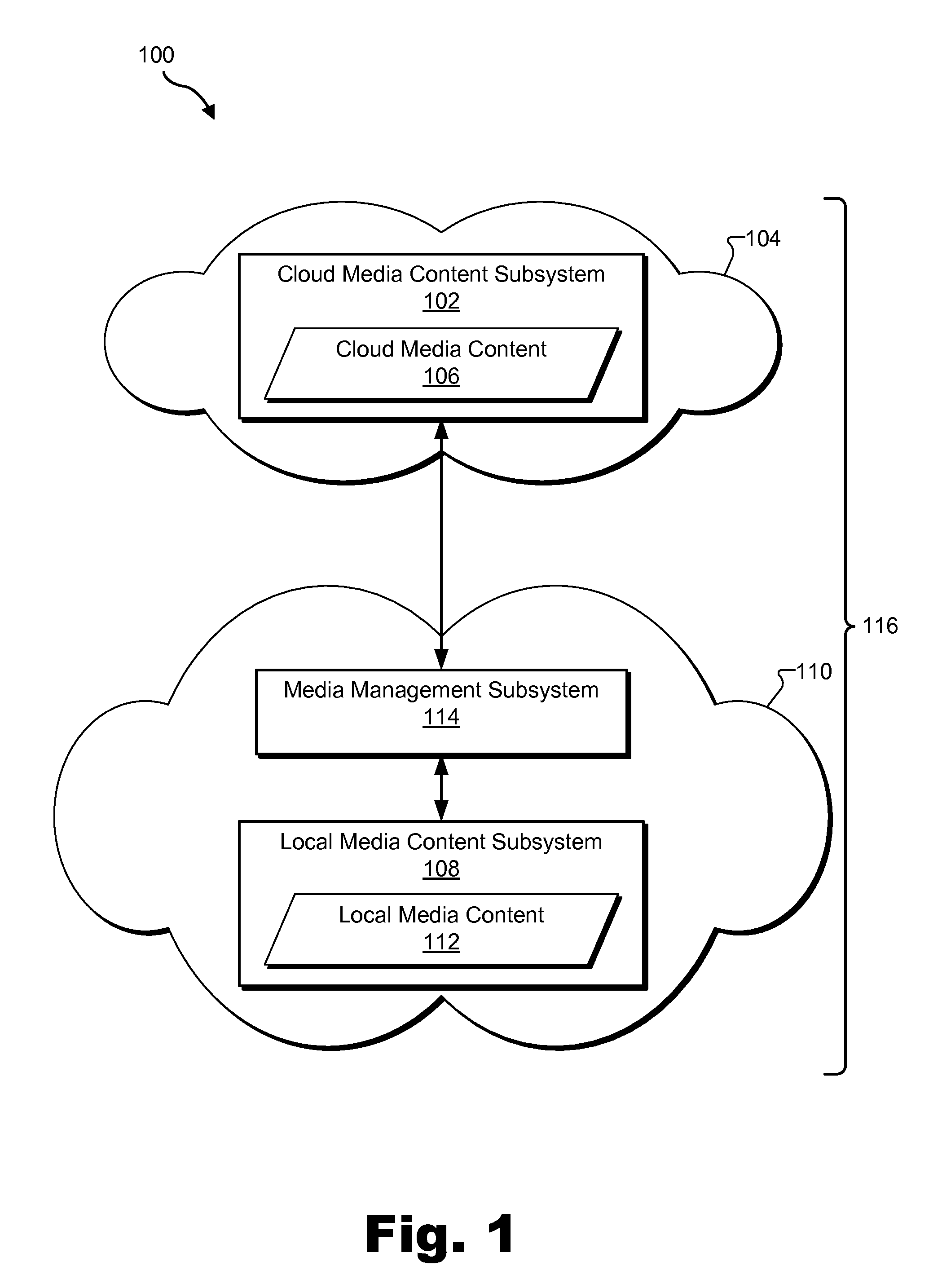 Systems and methods for bridging and managing media content associated with separate media content networks