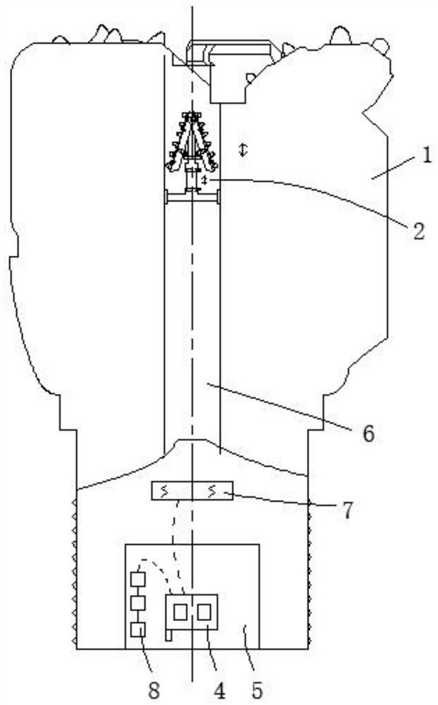 Roller bit with geological image collecting and stratum sampling functions