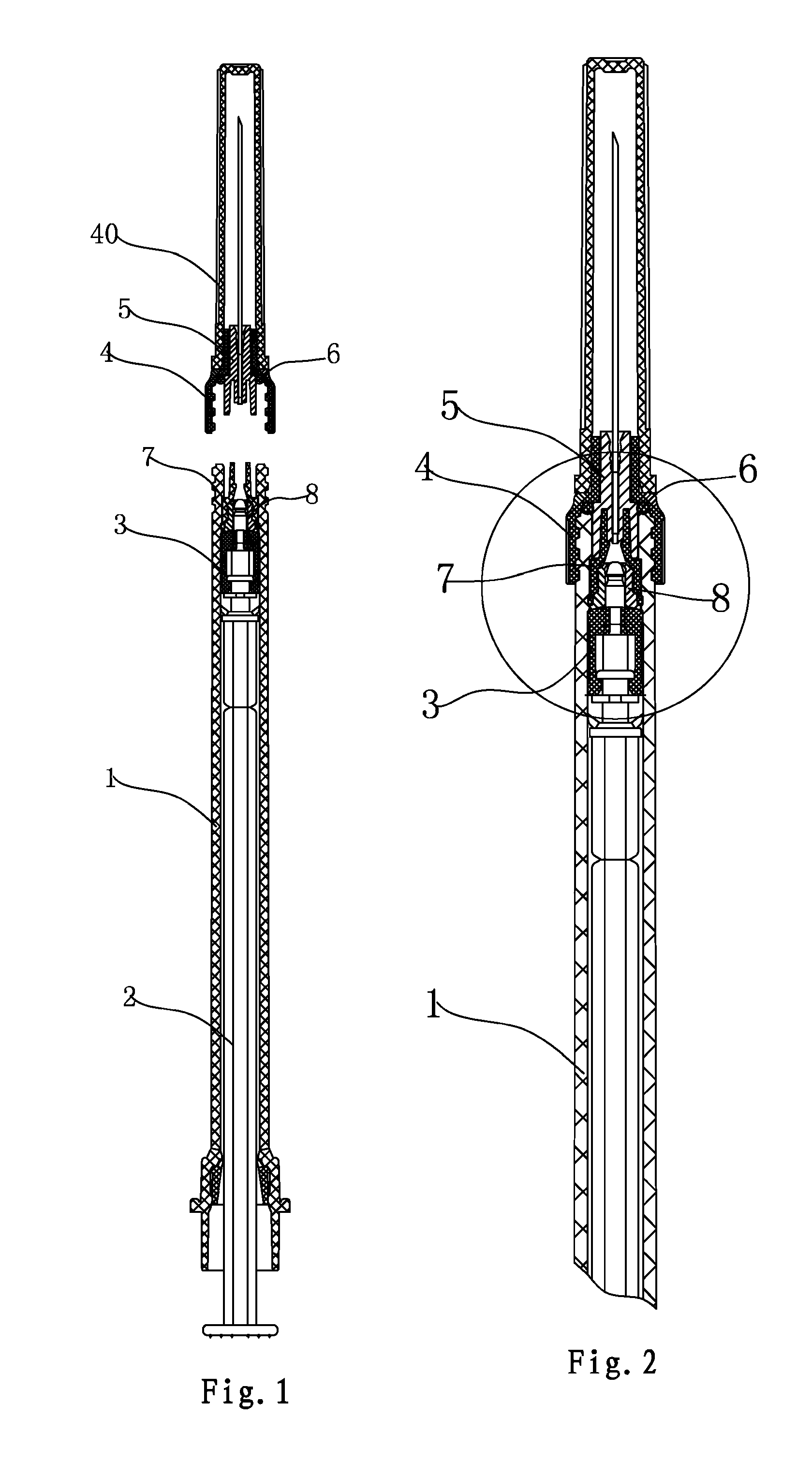 Needle-exchangeable and self-destruction insulin syringe