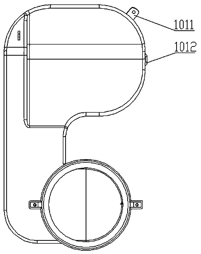 Fresh air guide component and ventilation air conditioner