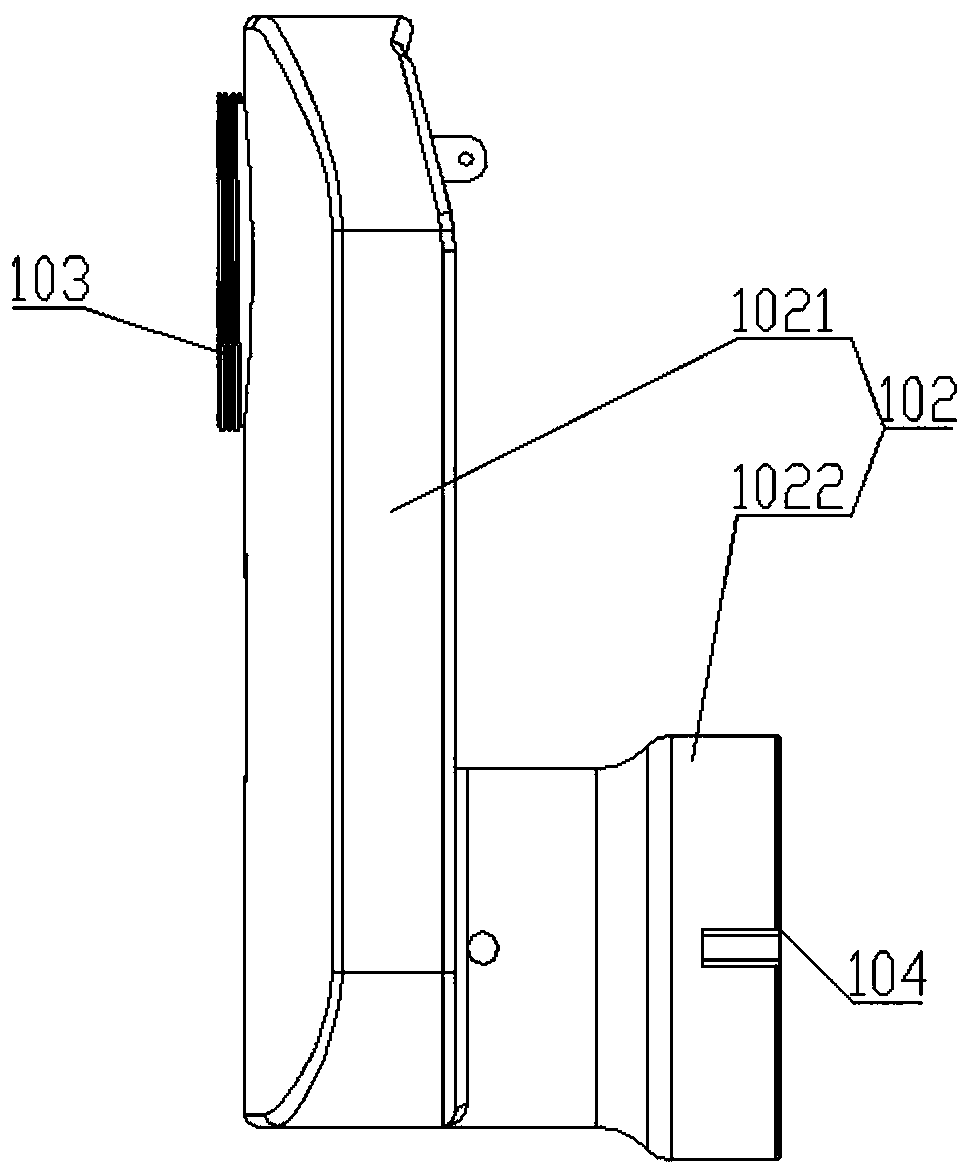 Fresh air guide component and ventilation air conditioner