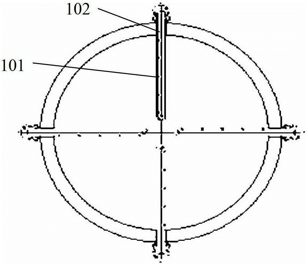 Radar online detection device and detection method for surface shape of blast furnace charge surface