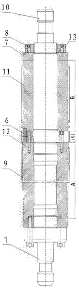A Long Back Shank Large Diameter Internal Gear Broach