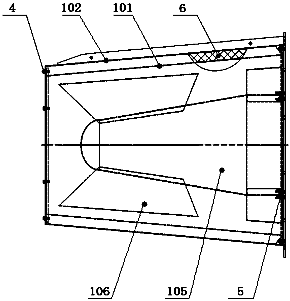 Air duct of sprayer