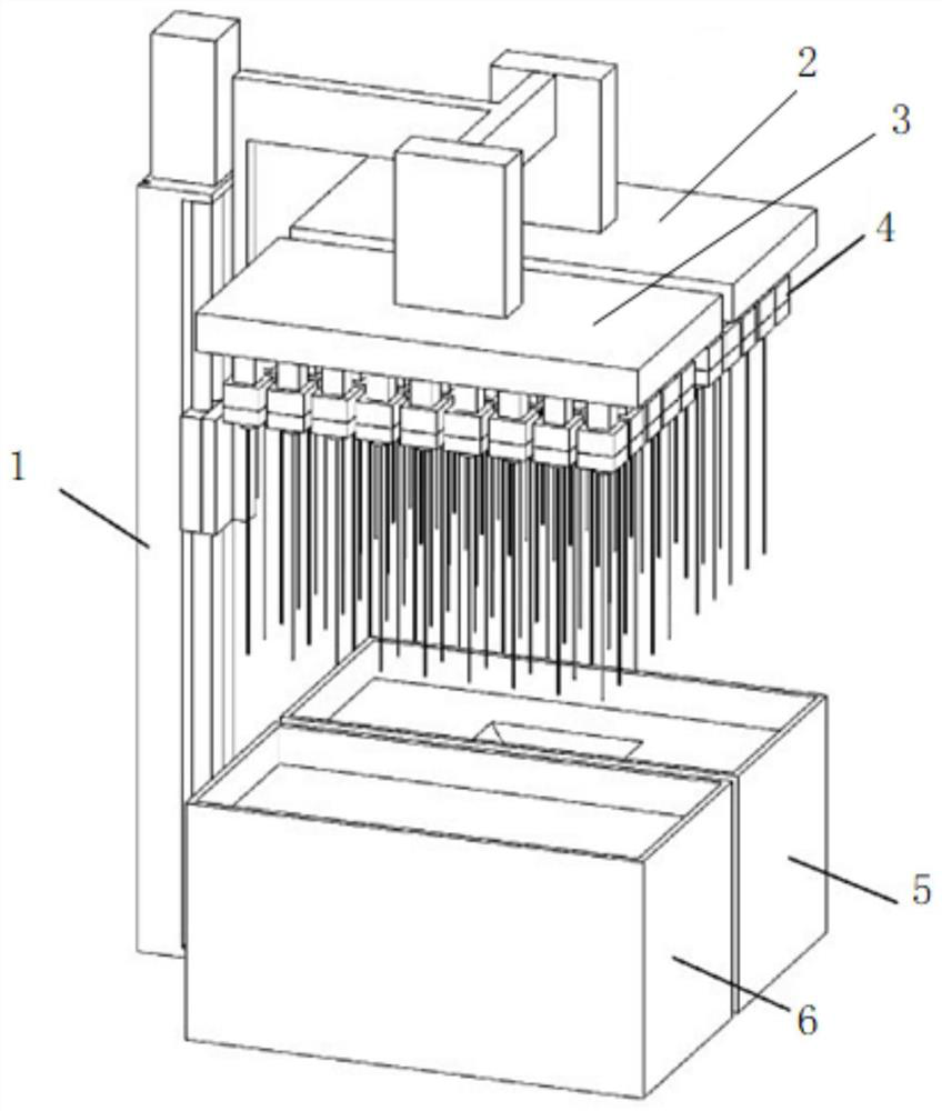 A device and method for measuring the disturbance range of soil after sampling