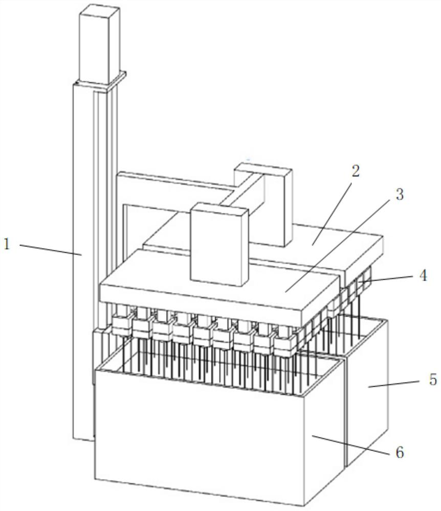 A device and method for measuring the disturbance range of soil after sampling