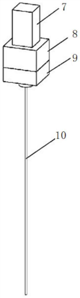 A device and method for measuring the disturbance range of soil after sampling