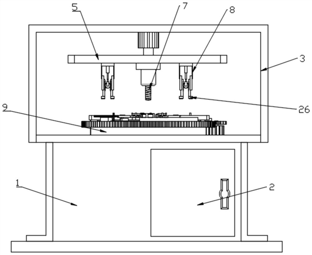 Clamping workbench based on special-shaped part machining