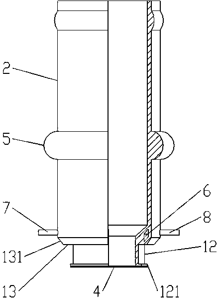 Plate type heat exchanger connecting pipe assembly structure