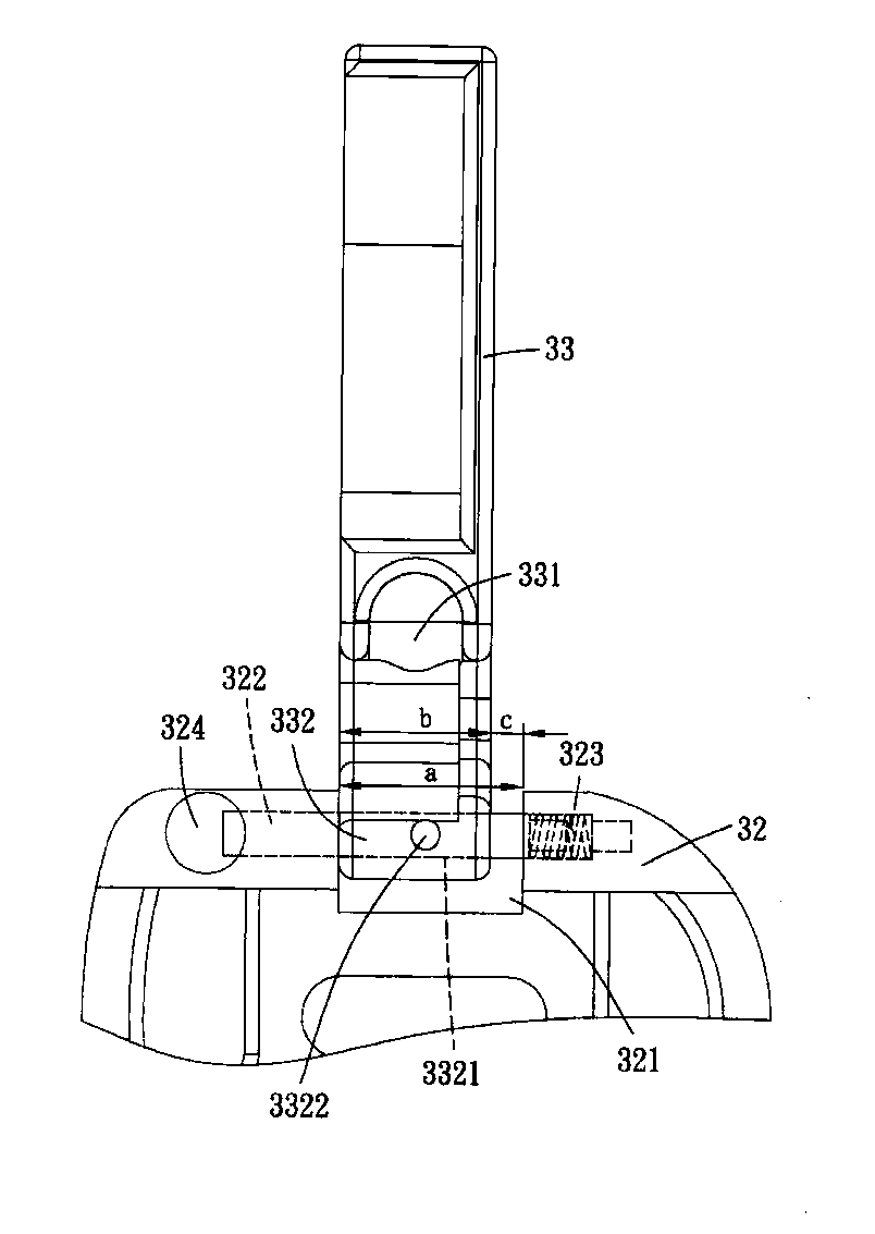 Double-locking improved structure of bicycle folder