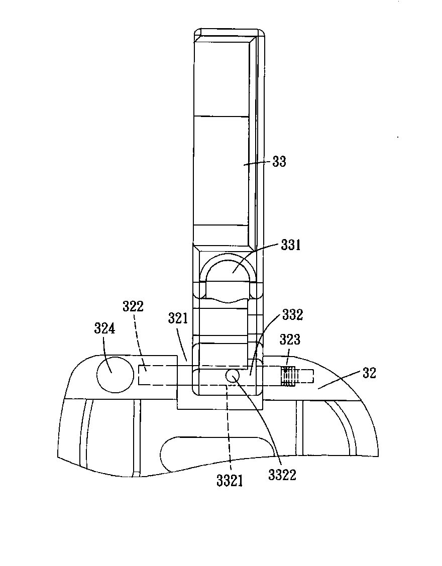 Double-locking improved structure of bicycle folder